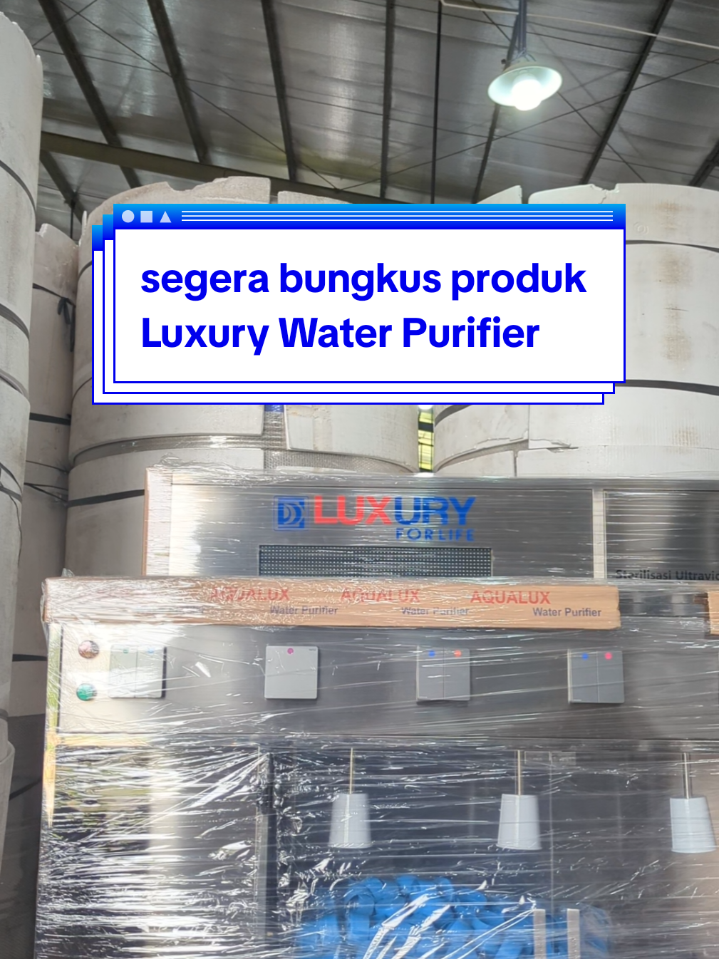 segera bungkus produk Luxury Water Purifier #luxurywaterpurifier 