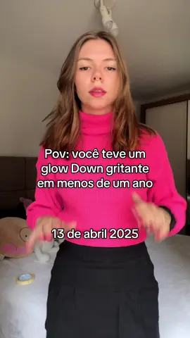 Infelizmente foi isso que a depressão me fez… #GlowUp #glowdown 