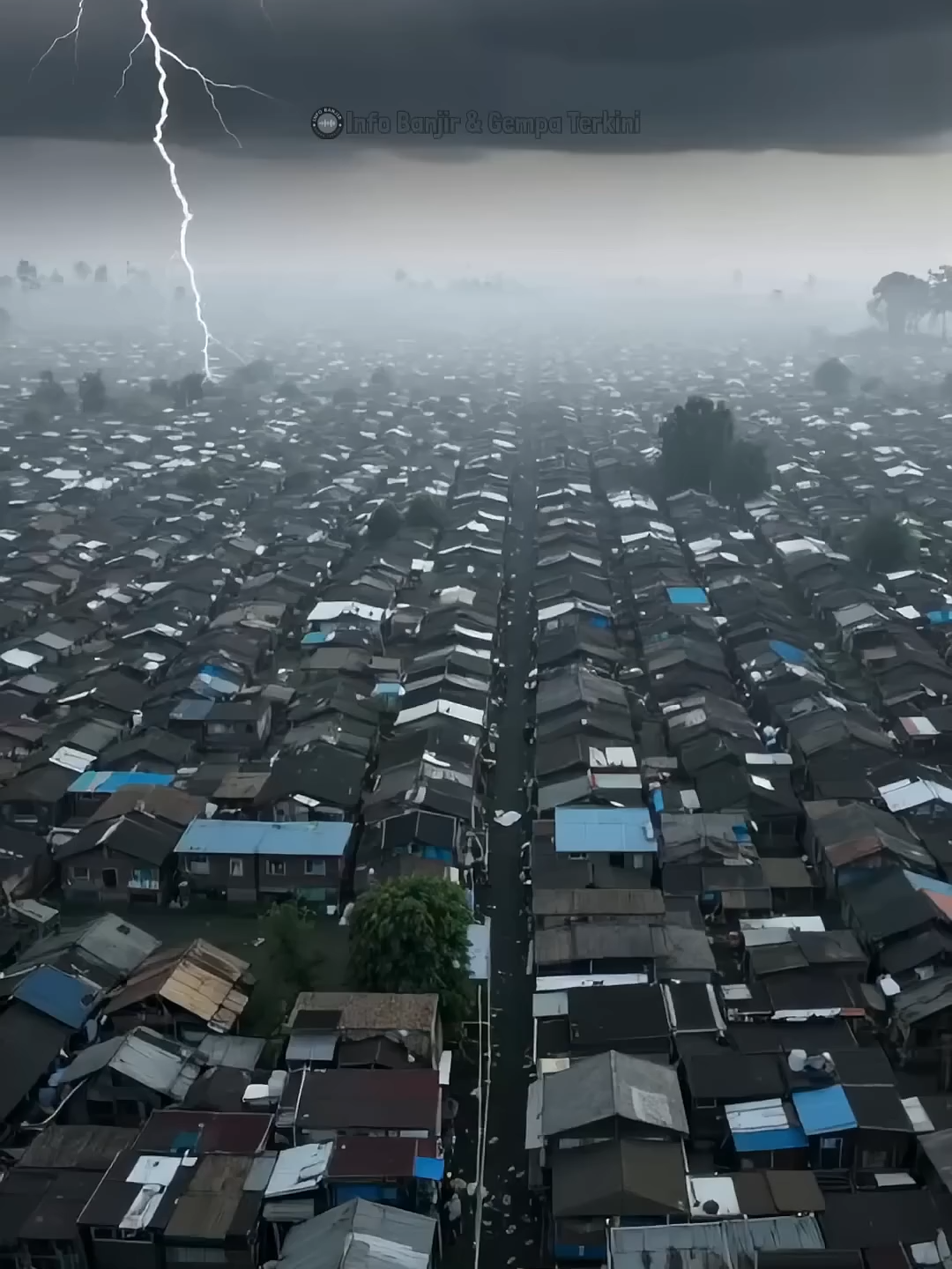 Longsor & Banjir Bandang Mengerikan! Desa Hilang dalam Hitungan Menit #viral #shorts
