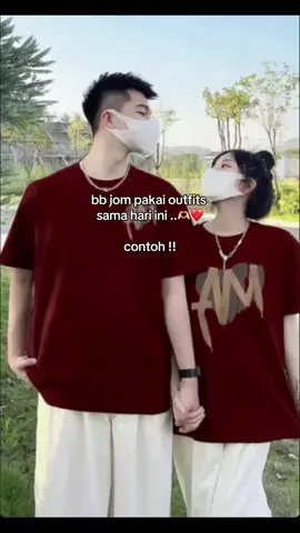 skali skali pakai outfit sama ❤️😍 tag dia 🫶🏻... #masukberanda #foryou #coupleoutfit 