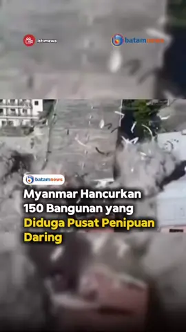 Myanmar menghancurkan sekitar 150 bangunan yang diduga menjadi pusat operasi penipuan daring di perbatasan dengan Thailand. Langkah ini dilakukan untuk menekan kejahatan lintas batas yang merugikan ribuan orang di Asia Tenggara. Menurut The Global New Light of Myanmar, 101 bangunan telah diratakan dan 47 lainnya masih dibongkar. Kompleks tersebut diyakini menampung ribuan pekerja yang terlibat dalam penipuan asmara dan investasi, sebagian di antaranya merupakan korban perdagangan manusia. Operasi ini mengikuti penggerebekan besar di KK Park pada Oktober lalu, saat lebih dari 2.000 pelaku ditangkap. Namun, analis menilai tindakan junta Myanmar masih bersifat simbolis dan dipicu tekanan dari China, yang warganya banyak menjadi korban.