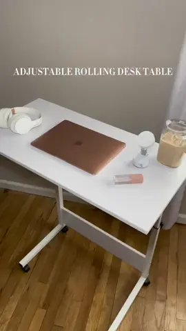 Mesa Ajustável Dobrável Multifuncional - Mesa Lateral para Notebook e Cabeceira com Altura Regulável, Cor Preta#achadinhos #shopee #promocao #mesa #mkmoda