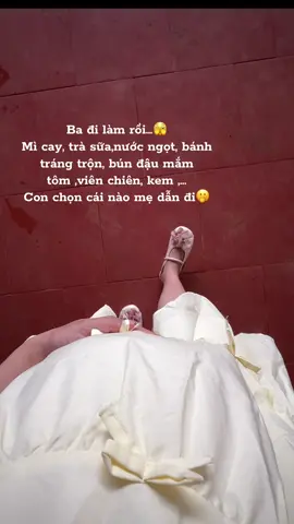 Tranh thủ thoaiii … 😗 #mebau #embedangyeu #mebimsua #mebauthongthai #emberan🐍 