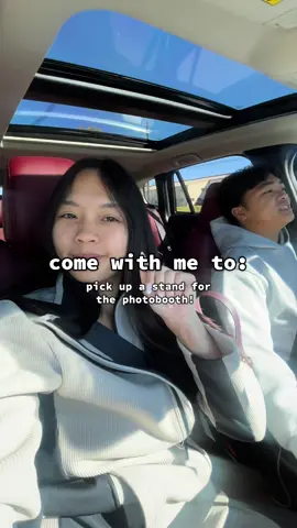 come with me to pick up a stand for the receipt photobooth!  #houston #events #entrepreneur #startup #originalcopy 