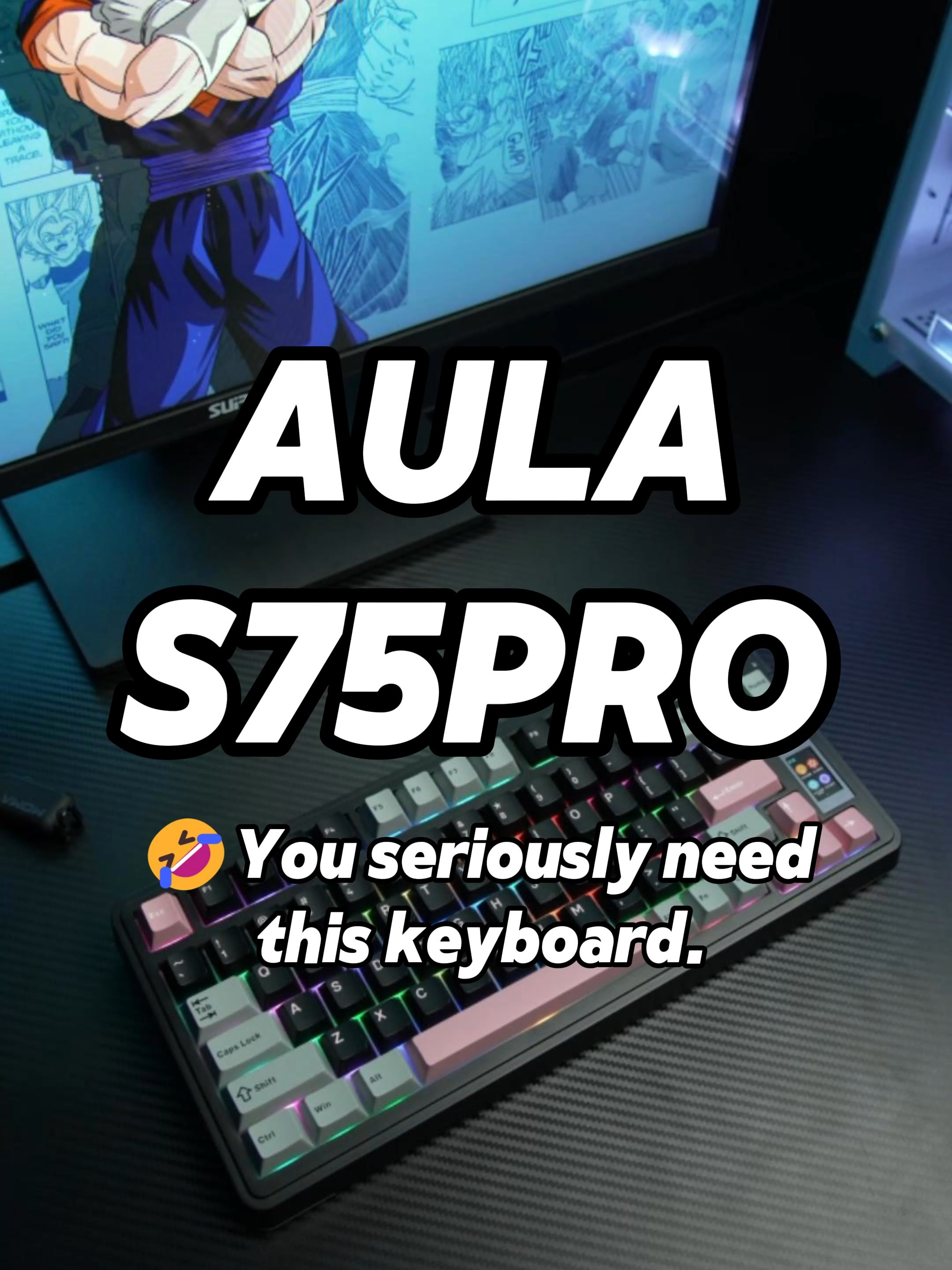 🚨Wait, this keyboard actually has a screen? 😳Seriously—you need this keyboard in your setup#aulakeyboard #aulas75pro #foryou #fyp #must-have #tiktokshopmademebuyit #GamingSetup #pcgaming #gaminggear #techreview #TikTokShopBlackFriday #TikTokShopCyberMonday #buttery #SmartDisplay #Essential