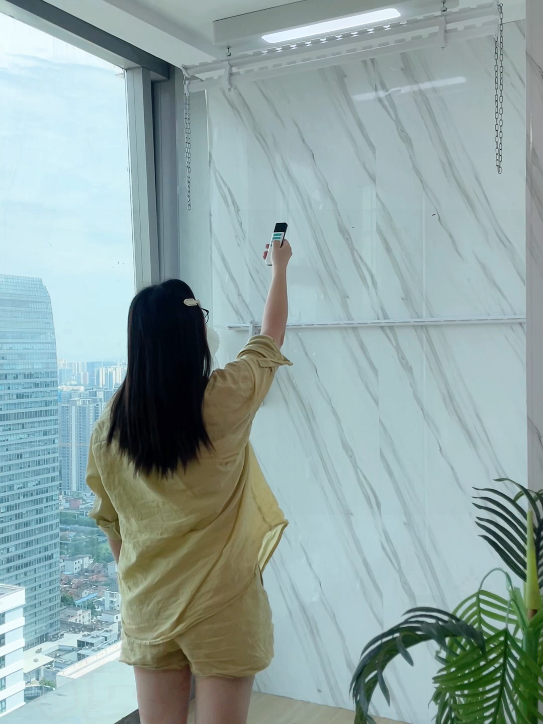 Deliver directly to from China Malaysia and Phillippines store available now Luxury Aluminum Alloy electric Windproof Balcony Ceiling Mounted Clothes Drying Rack #fyp #clothesdryingrack #clothesrack #homestorage #clotheshangers #metalhangers #dieyuanhouseware #wallmountedclothrack #foldabledryingrack #foryou