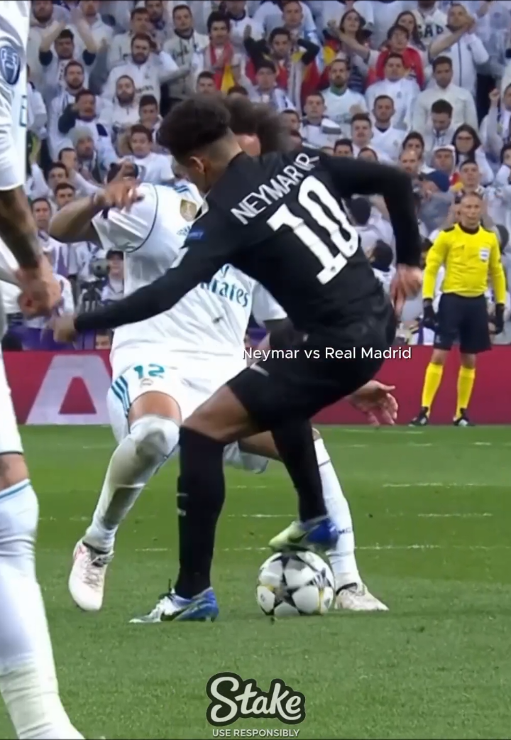 Neymar vs Real Madrid☠️🔥 #neymar #psg #realmadrid #football #blowthisup 