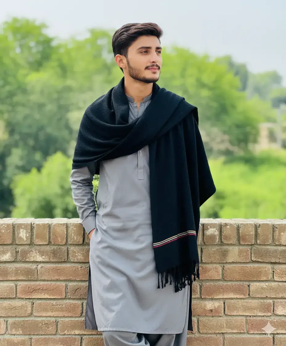 1 open Gemini 2 upload photos 3 sand prompt and create image A young man with a dark beard and stylish hair, wearing a brown kurta pajama and a white shawl draped over his shoulders with, leaning against a brick wall. He is looking off to the side, with a soft-focus background of green trees. The lighting is natural and brightkeep my face 100% same as in the reference image#viral?videotiktok😇😇 #unfreeezmyaccount #pleasetiktokteamviralvideo💯 