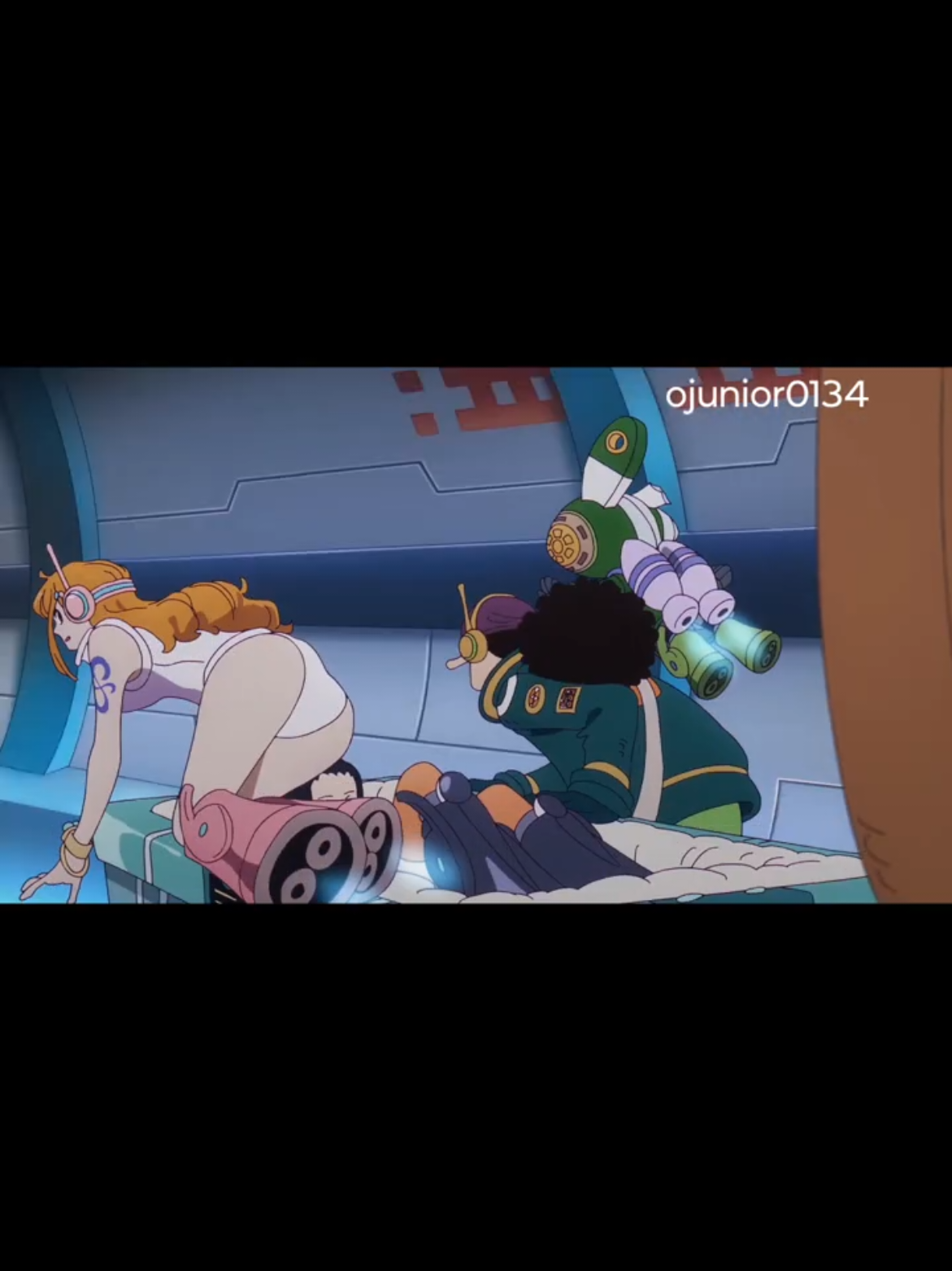 Todos sentindo a presença do Saturn chegando em EggHead - One Piece 1128  #onepieceedit #luffy  #onepiece #kizaru #zoro 