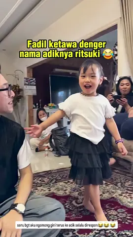 Fadil ketawa denger nama adiknya ritsuki 😂 #fadiljaidi #ritsuki #fyp #viral #trending  jangan lupa di follow 😁