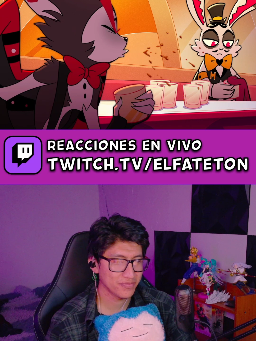 Se sonrojo#hazbinhotel #hazbinhotelseason2 #elfateton #clip #clips #twitch #twitchclips #streamer #streaming #reaccion #reacciones