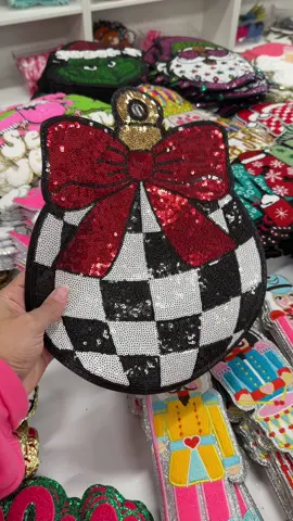 New Christmas heat applied patches ! #chenillepatches #sequinpatches #christmaspatchs 