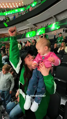 last november on the stage and this november in the stands with my precious chosen niece 🥹 no matter how much I tried to prepare for it, a part of me will always long to be back on that platform. I can’t express how special it is to continue having a piece of my heart in that arena, no matter the role - ice girl, fan, friend, auntie 🫶🏼 #fyp #foryoupage #trending #dallasstars #hockey 