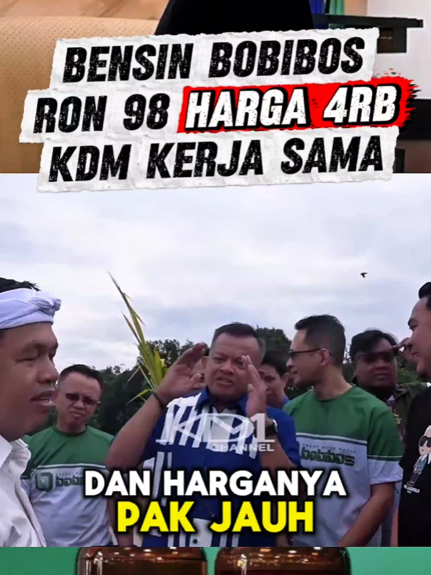 Bensin Bobibos Ron 98 Harga 4rb Per Liter, Fix Kerja Sama Dengan KDM 😳 Pertamina Ketar Ketir Gak Nih? Kualitas Setara Pertamax Turbo Loh 😳 #kdm #dedimulyadi #gubernurjabar #gubernurjawabarat #kangdedimulyadi 