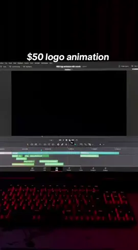 $50 logo animation 🔥  Dm for custom work!  #motiongraphics #logoanimation #adobeaftereffects #davinciresolve #videoediting 