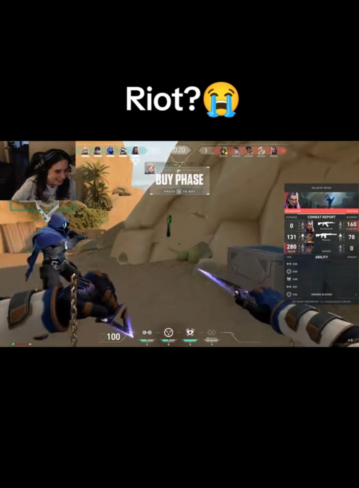 ¿Cuántas veces han visto este bug?💀😭 ⚠️NO TE PIERDAS MIS DIRECTOS EN TWITCH PRENDO CASI TODOS LOS DÍAS: buckybarneszzz #Valorant #valorantgaming #fyp #valorantclip #valorantgirls 