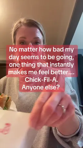 It’s been a rough day. Chick-Fil-A always makes it better!! #chickfila #food #drivethru #easydinner #dinner 