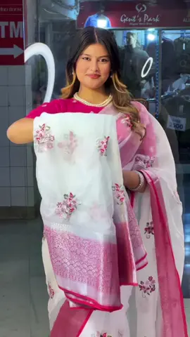 New design alert  Organza x banarasi fusion  Address: pashupati plaza ground floor  Kathmandu new road kichapokhari  shop no G10 (9843113455) We deliver all over Nepal plus worldwide  Wholesale and retail shop Reasonable price and best price  #sale #organzasaree #pashupatiplaza #fusionsaree #hellobeautifulangel