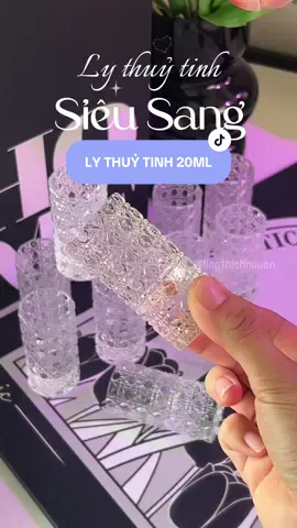 Chỉ có “ ĐẸP “ hoặc là “ QUÁ ĐẸP ” mà thôi , combo 6ly 5.5🐠 ✨ #lythuytinh #lythuytinhcaocap #lythuytinh20ml #lythuytinhdep #lythuytinhuongruou 