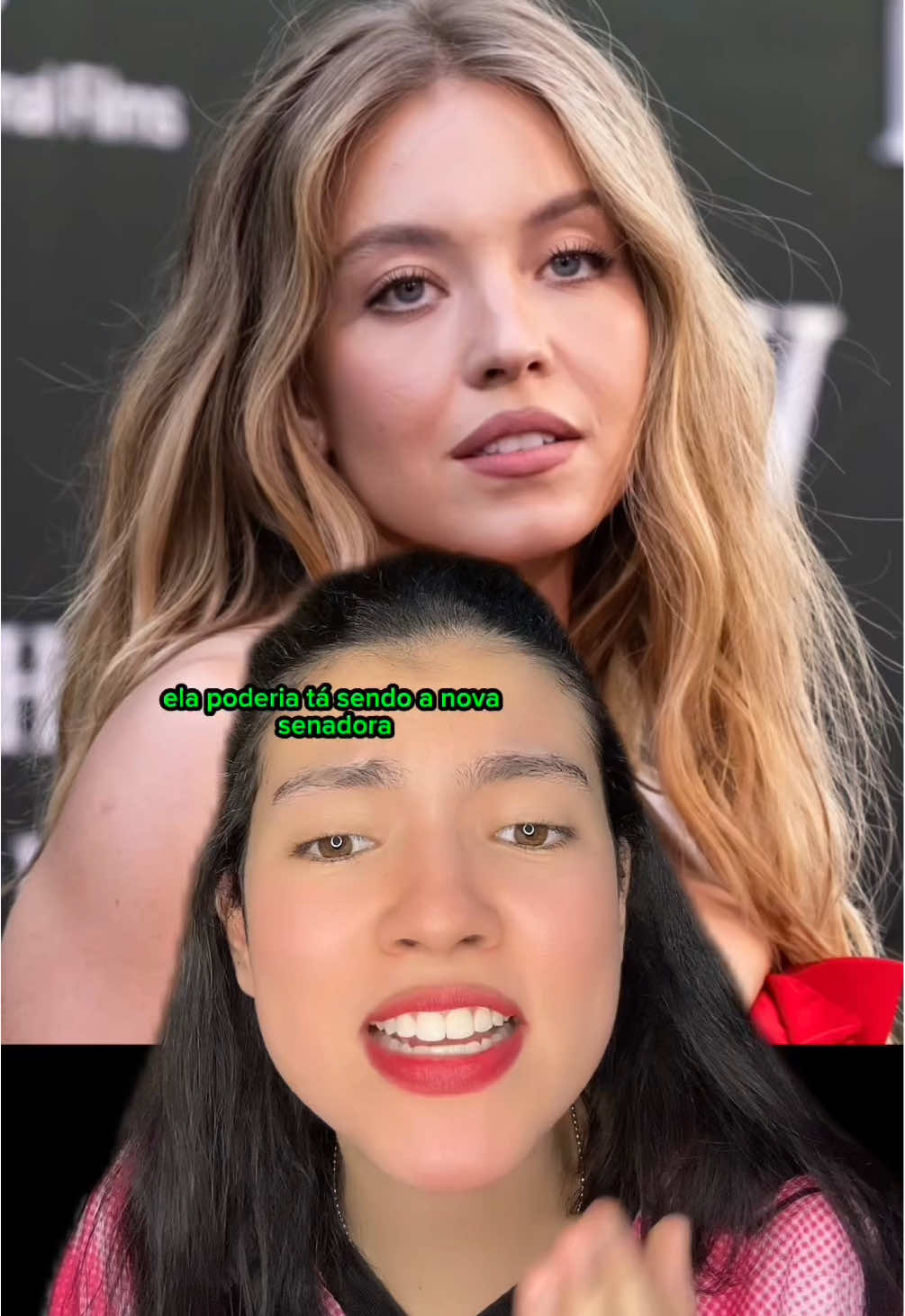 só estadunidense vacilão hein #sydneysweeney #arianagrande #enem