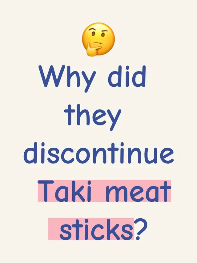 Why did they discontinue Taki meat sticks? #takis #takismeatsticks #meatsticks #beefjerky #fyp 