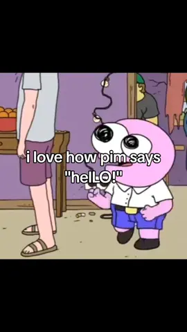 his little hellos are the cutest damn thing ever UGHHHHH 😭😭😭😭 VPOS #smilingfriends #smilingfriendsadultswim #adultswim #pim #pimpimling    