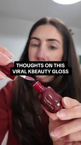 K-beauty just does it better 🤎🍒 obsessed with this cherry cola gloss by @fwee ✨ #fwee #fweegloss #gloss #colagloss @4AM Marketing – Saebyeok Naesi #queenofkbeauty 
