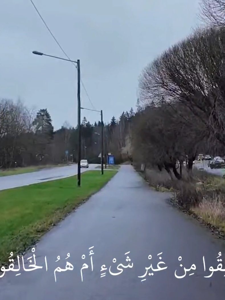 (ام خلقوا من غير شيء ام هم الخالقون) #محمد_اللحيدان #قران_كريم #قران #quran_alkarim #quran 