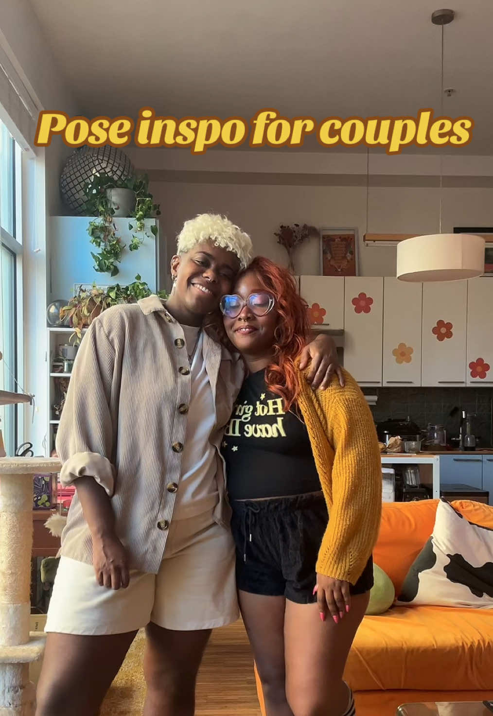 We literally couldn’t stop laughing with trying these out 😂 #posingtips #posingideas #wlw #lgbtq 