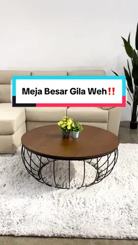 ‼️READY STOCK‼️ Mana Orang Muar tu yang nak cari meja coffee table yang besar⁉️ Sekarang kita dah adakan stock untuk korang🫵🏻✨ #sklfurnituremall #mejabesar #mejabulat #orangmuar #malaysiatiktok 