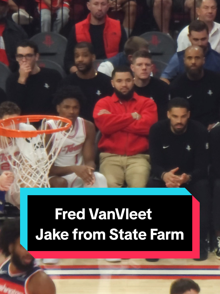 @State Farm Insurance is that Jake From State Farm?  #jakefromstatefarm #fredvanvleet #rockets #NBA #houston 