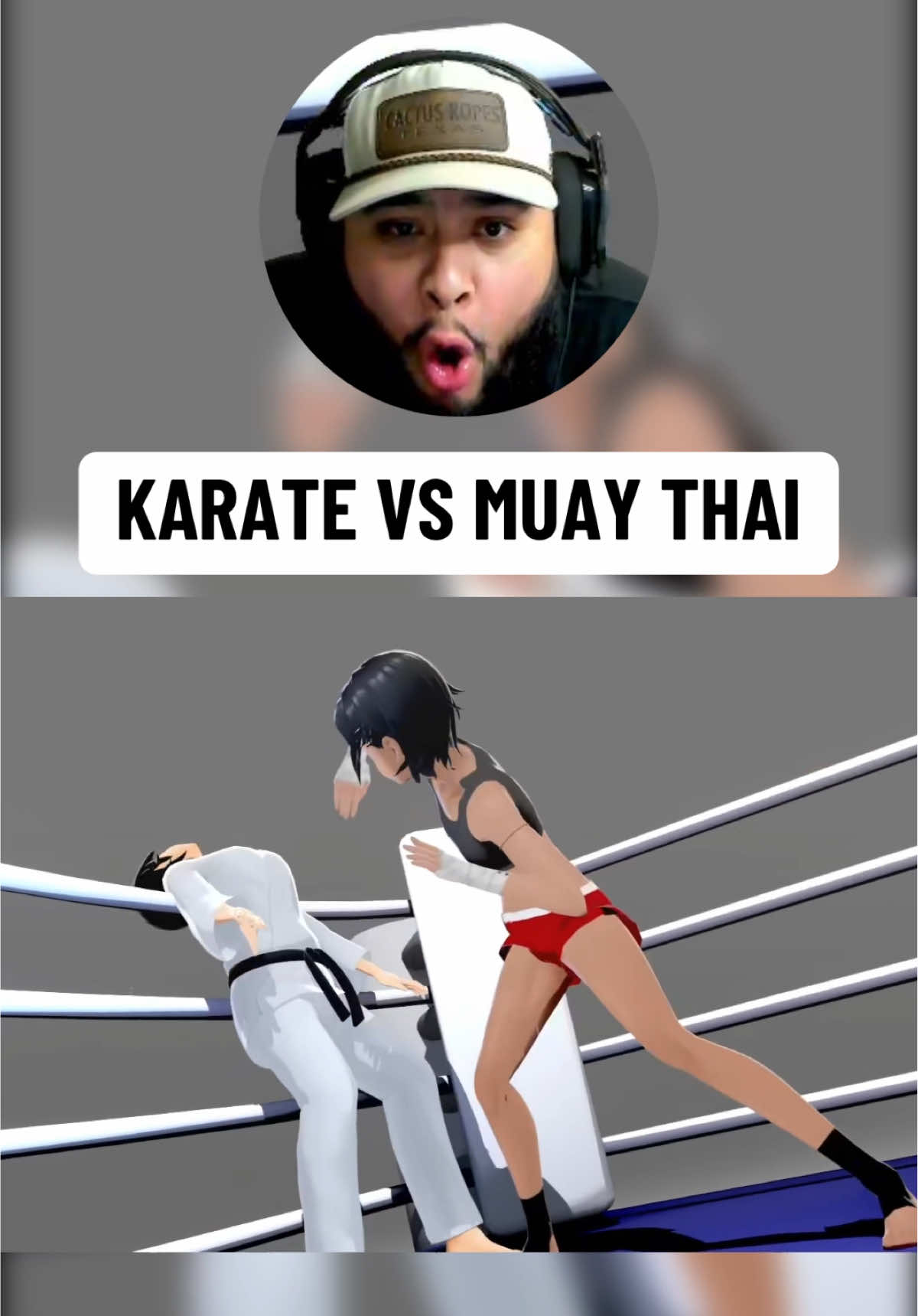Karate vs Muay Thai #karate #muaythai #anime #fyp #isaabaka 