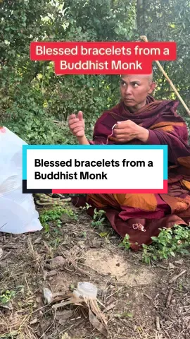 The monks tied these bracelets that are blessed for protection. 19 Monks are walking to Washington DC for peace. 2,300mi over 110 days. I pay that are safe through their journey. I have more videos that I will post and I have a problem with the church that told them that they have to leave. #walkforpeace #monks #buddhism #buddhistmonks 