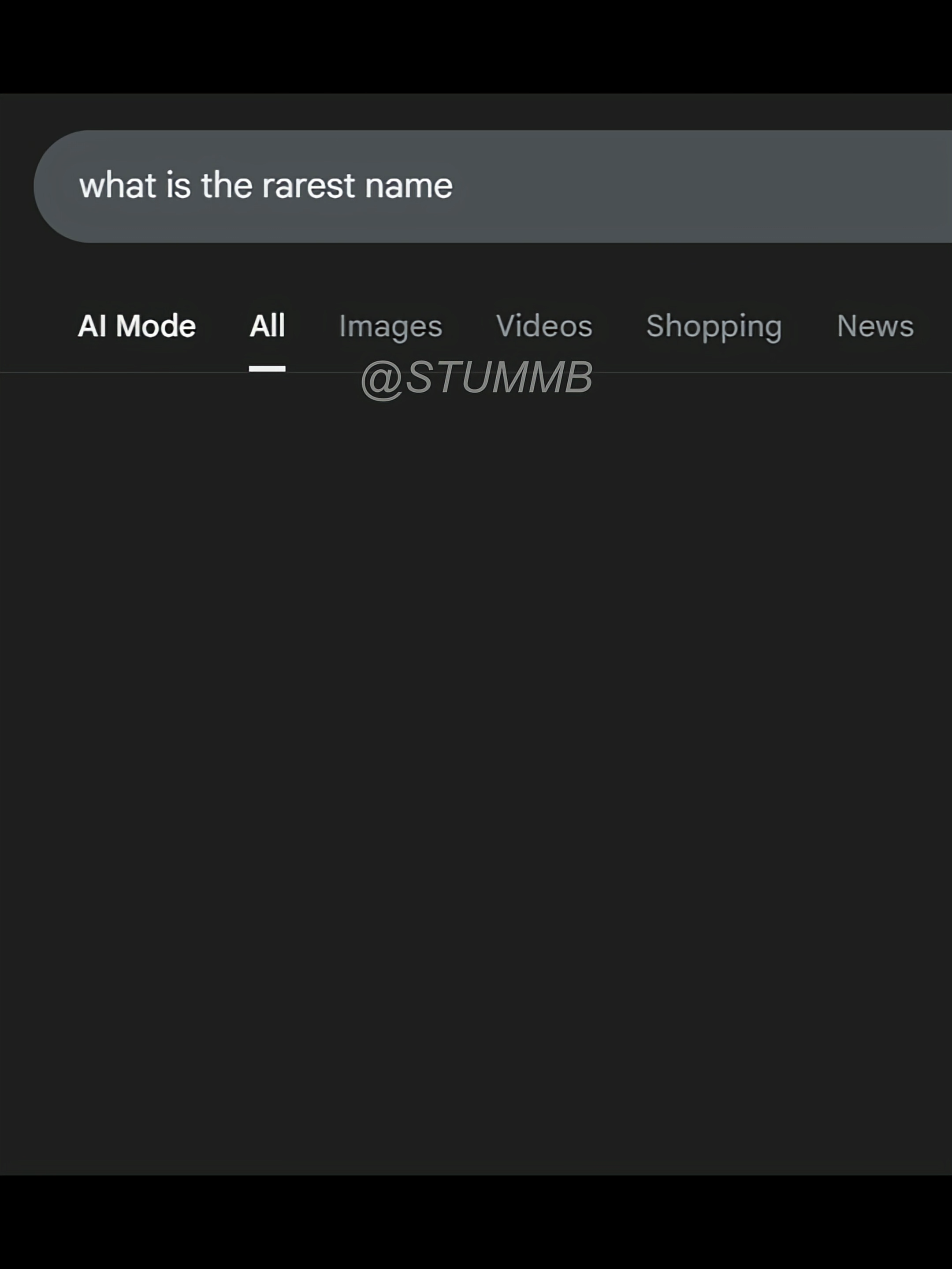 AI's Rarest Name #deadinternettheory