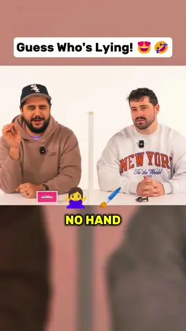 Guess Who's Lying! 😍🤣 #thebasementyardpodcast #thebasementyard #podcast 