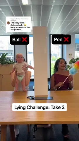 Replying to @Ashley Cervantes lying challenge take 2 👶 #lyingchallenge 