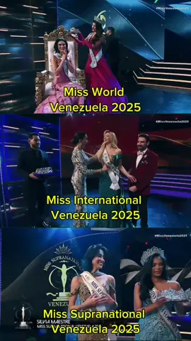 Venezuela đã tìm ra đại diện cho các cuộc thi vào năm 2026 👑💥 #missvenezuela #venezuela #missworld #missinternational #misssupranational 