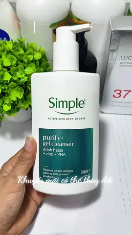 Sữa rửa mặt Simple xài cực thích #xuhuong #viral #suaruamat #simplevietnam #simple 