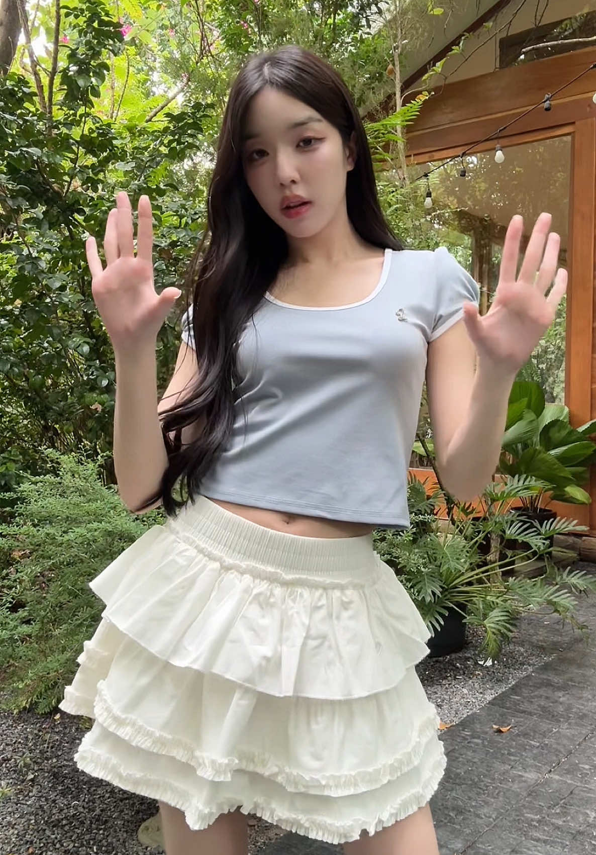 กระโปรงตัวใหม่มาแล้วนะ ใครเห็นบ้าง👀 จัดมาให้ถึง3สี แถมไซส์ตั้งแต่S M L XL ทรงสวย ห้ามพลาด! #jarinyaofficial #เสื้อแขนตุ๊กตา #เสื้อผ้าผู้หญิง #กระโปรงสั้น #กระโปรงระบาย 