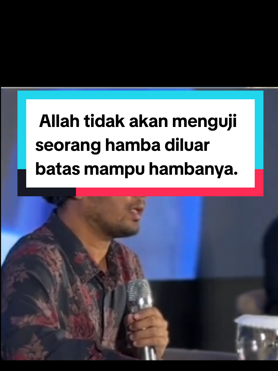 Besarnya ujian dari Allah menentukan Tingginya derajat iman seseorang di sisi Allah... Tolok ukurannya......  Mampukah kita melewati setiap ujian tetap dalam kondisi beriman dan jalan yang tempuh tetap berharap pada 