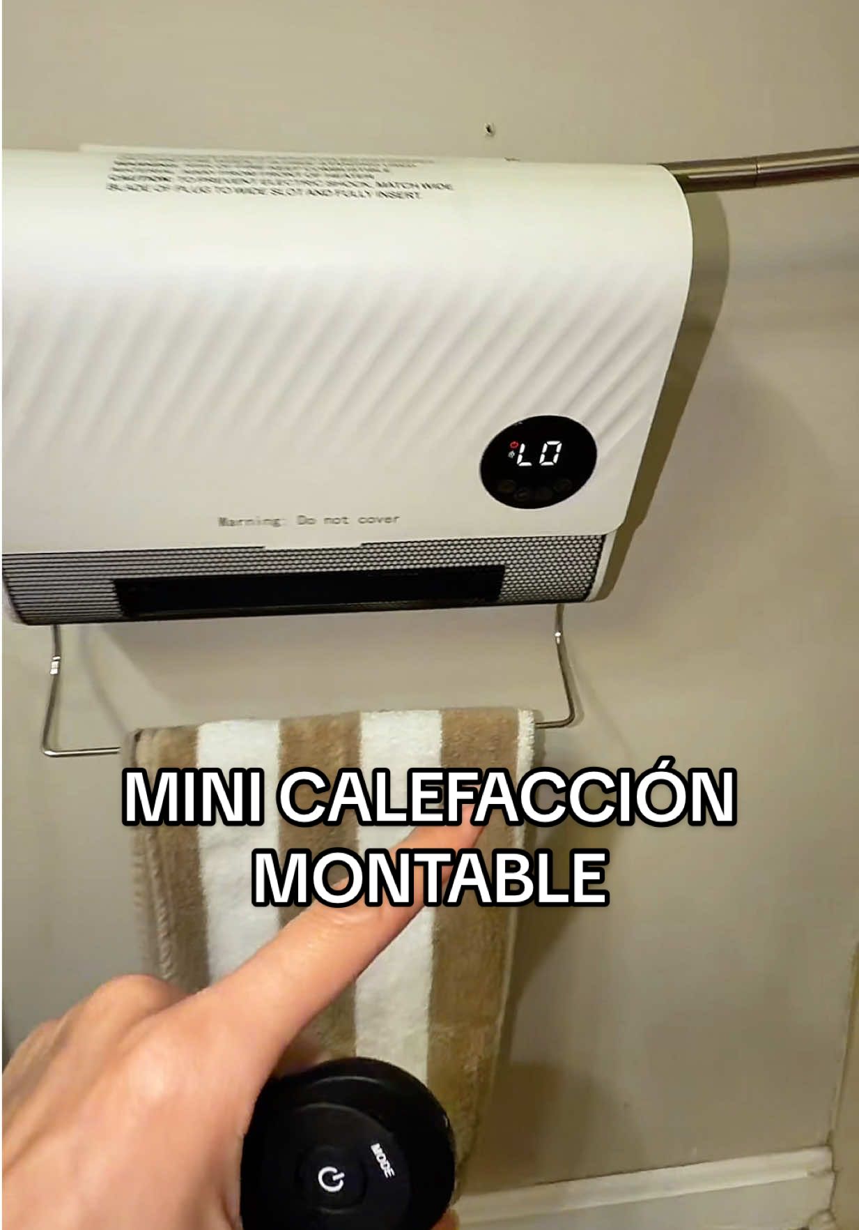Calienta cualquier espacio en minutos y ahorra espacio con este wall heater compacto y seguro. #BlackFridayDeals #CyberMonday #ChristmasDeals #TikTokShopFinds #HomeDeals