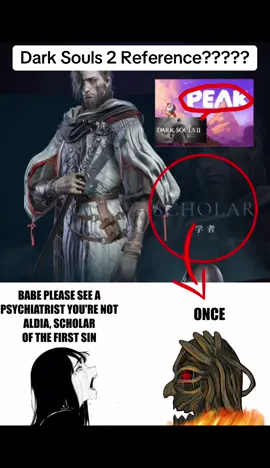 Nightreign just referenced Dark Souls 2, both these games are peak can’t wait to see my goat aldia scholar of the first sin in the new dlc  and cook #eldenring #nightreign #darksouls #darksouls2 #fyp 
