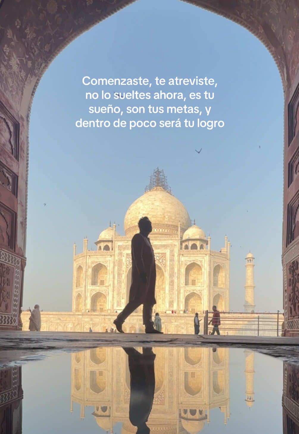 Vamos por ello 🙌🏼🙂 #india #travel #tajmahal #viajestiktok #siddhartha 