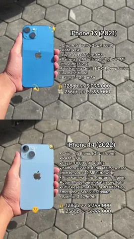 siapa nih yang bilang iPhone 14 gaada bedanya sama iPhone 13😤🤬 #iphonemurah #simplestorekudus #iphone13 #xzyabc #fyppppppppppppppppppppppp 