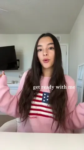get ready with me!! don't mind my voice i'm getting sick 🤍 #fyp #isabellablanco #getreadywithme #pink #grwm