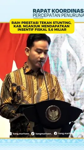 Alhamdulillah nganjuk mendapatkan penghargaaan insentif fiskal sebesar 5.6M sebagai wujud tanda berhasilnya penurunan stunting di nganjuk  #stunting #aslinganjuk #nganjuk24jam #kangmarhaen 