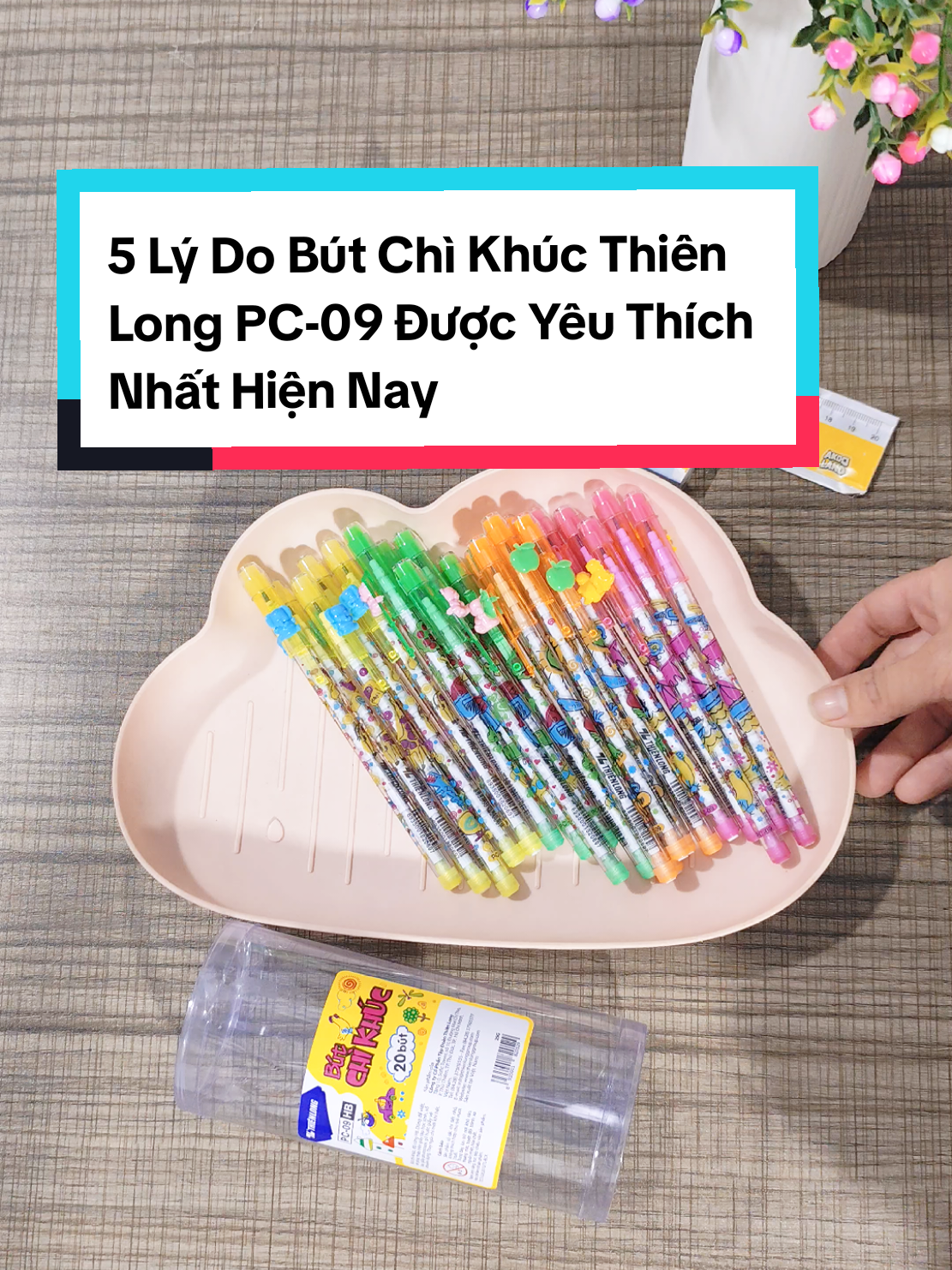 5 Lý Do Bút Chì Khúc Thiên Long PC-09 Được Yêu Thích Nhất Hiện Nay #gaobounbox #butchikhuc #butchikhucthienlong #butchichobe #viralvideo 