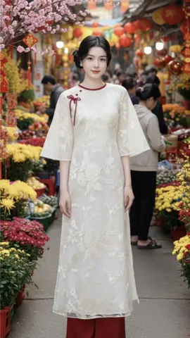 set áo này 2 món, chuẩn bị thoi các nàng oi#aodai #aodaitet #aodaicachtan #setaodai 