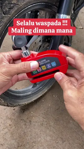 Gembok motor alarm #gembokalarm #gembokmotor #gembokcakram 