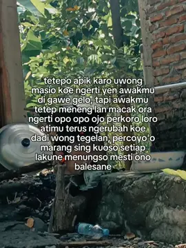 ora kabeh sing elek kudu di wales elek, Gusti Allah mboten sare☺️ #mashallah #berbuatbaik #jagahati #memperbaikidiri #semesta 